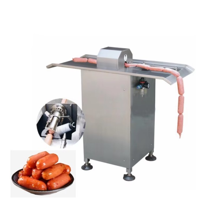 Sausage Maker Tying Sausage Net Clipping Automatic Sausage Double Clipper Machine