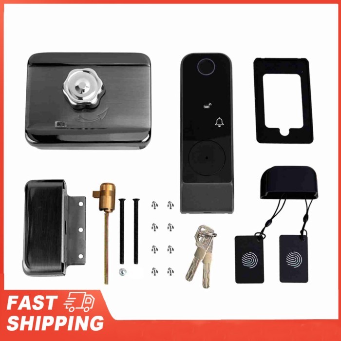 Keyless Entry Door Lock Fingerprint Password Car Key IP66 Water Proof Smart Door Lock for Tuya