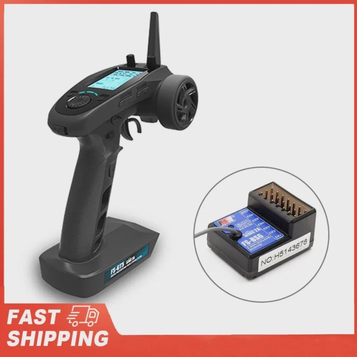 AFHDS RC Transmitter w/ FS-BS6 Receiver FlySky FS-GT5 2.4G 6CH for RC Car Boat