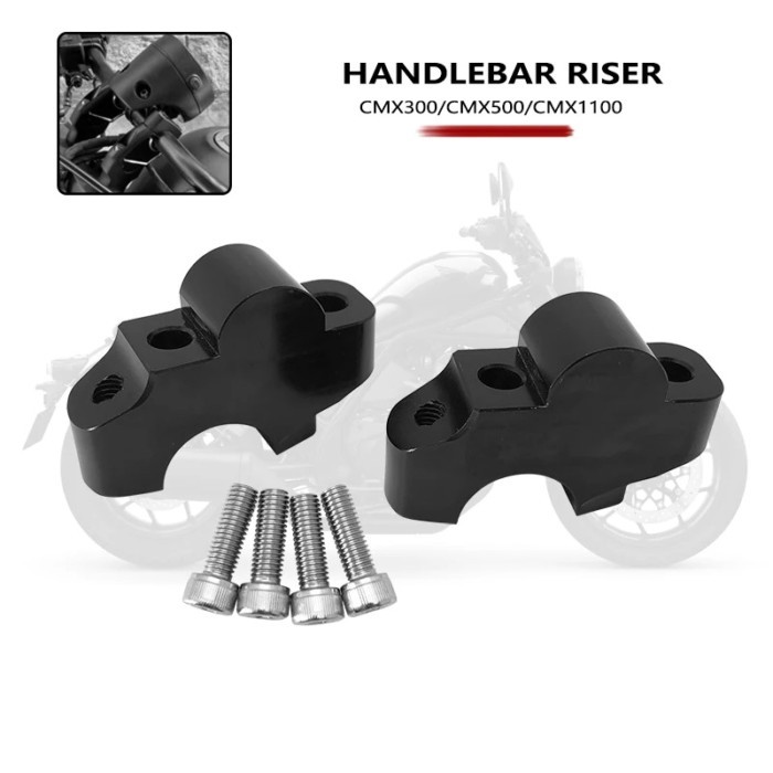 For Honda CMX500 CMX1100 Rebel500 CMX300 CMX 300 500 Motorcycle CNC Aluminum Handlebar Heightening