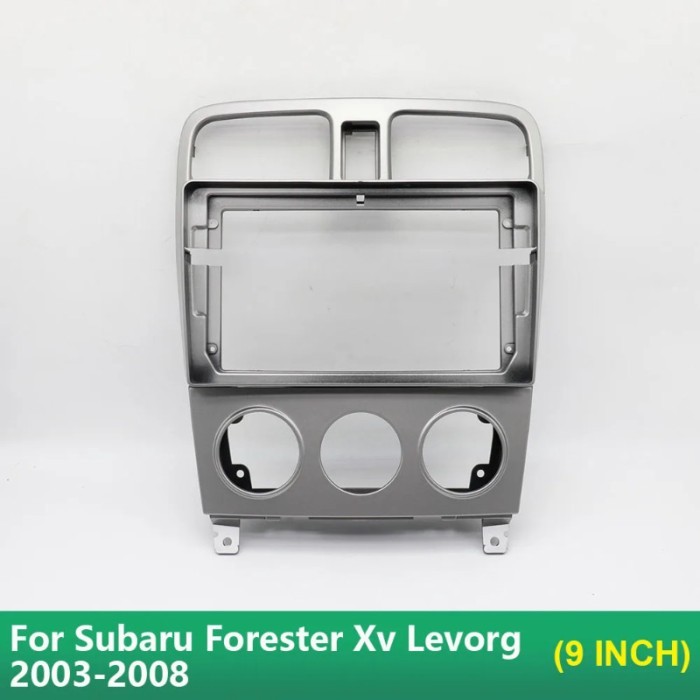9 Inch Car Frame Fascia Adapter For Subaru Forester Xv Levorg 2003-2008 Android Radio Dash Fitting
