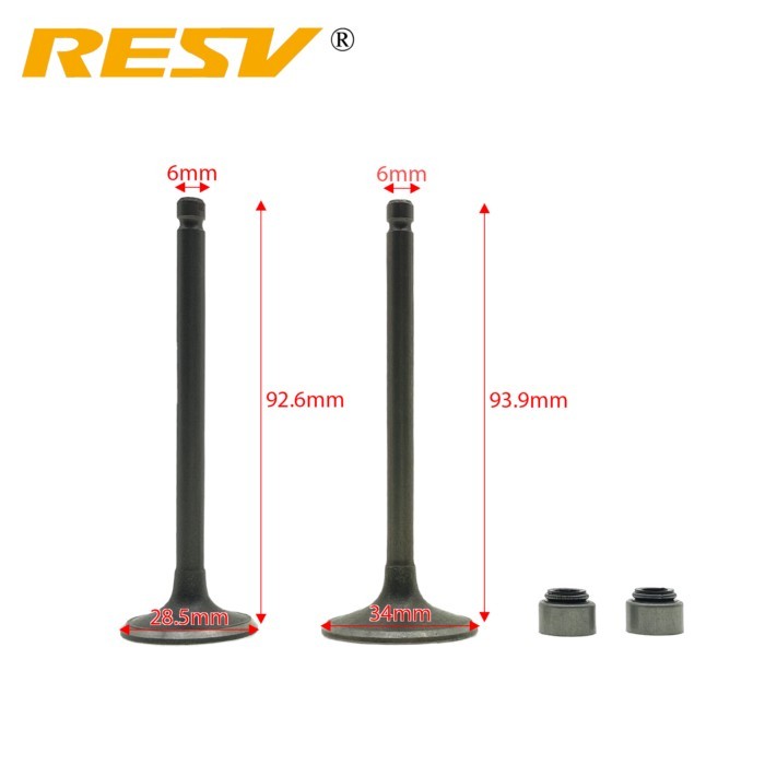 RESV for Yamaha XT225 TW200 TW225 Linhai 260 300 EcoPower 260 AG200 200 260 300 520 Valve Intake Ex