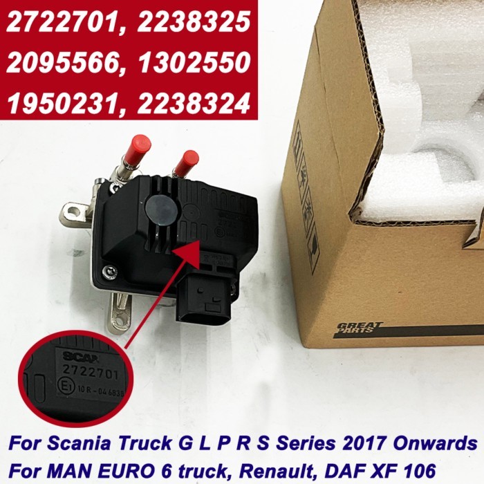 New AdBlue Dosing Module 2722701 AdBlue Pump Urea Pump Injector for Scania L,P,G,R,S-series EURO 6
