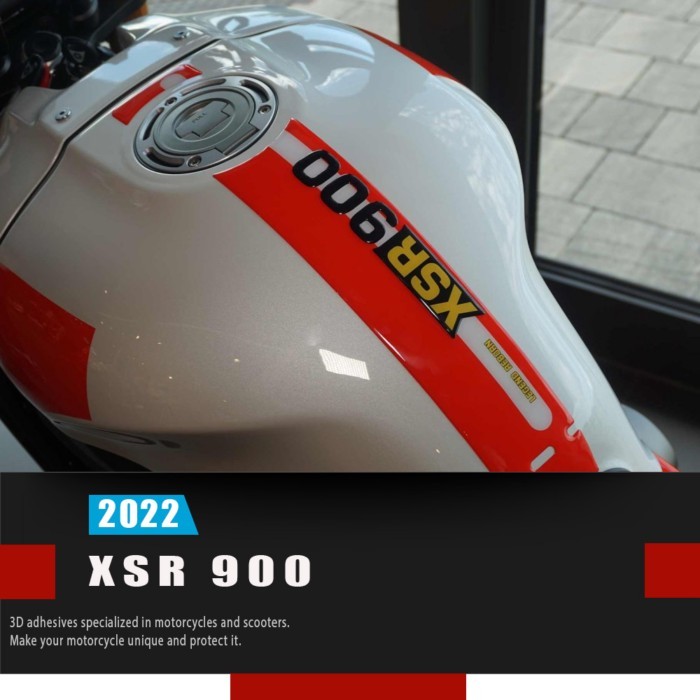 For XSR 900 Sticker Motorcycle 3D Sticker Protection Tank Middle 2022-2025 XSR900 xsr 900