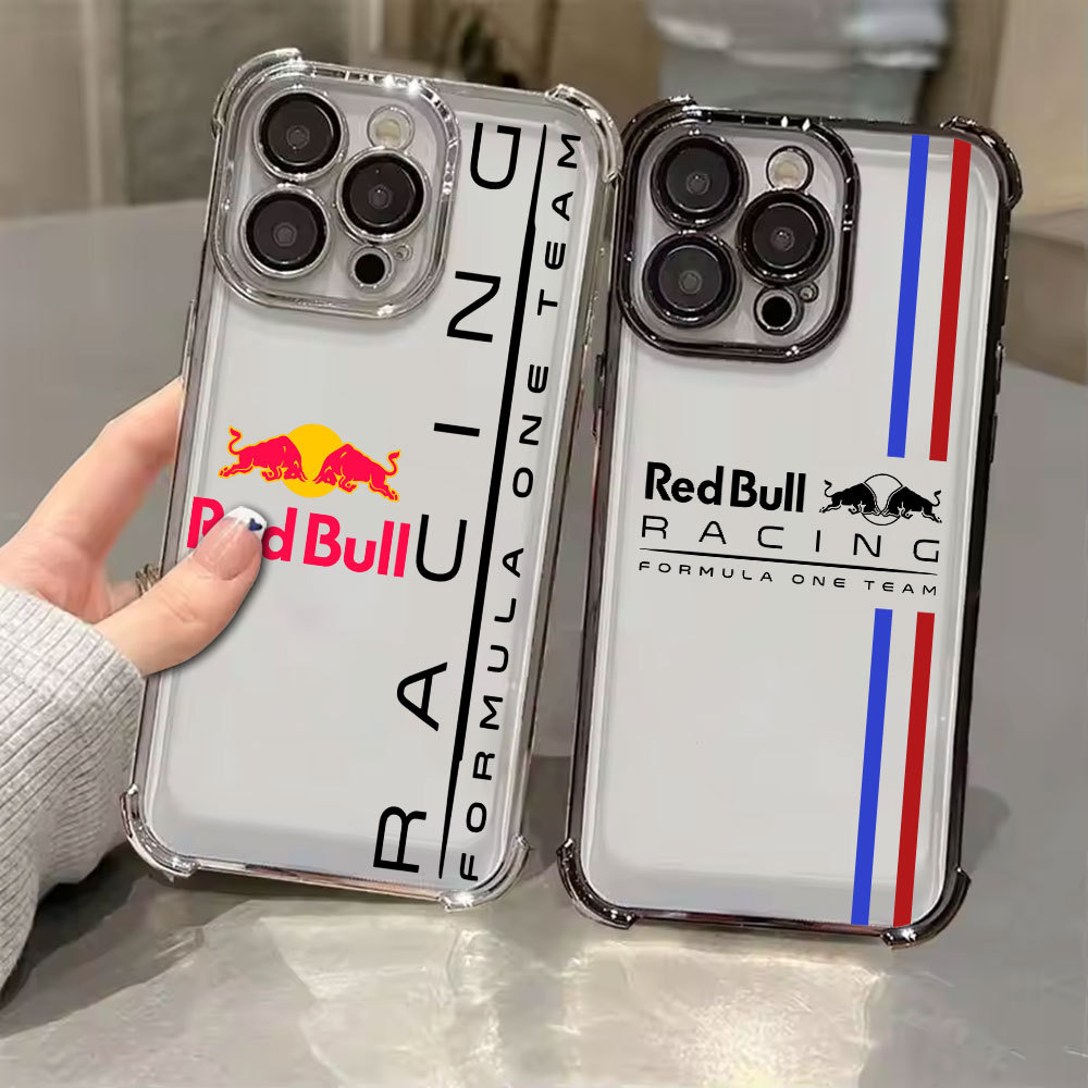 SAMSUNG Red Bull Emblem Energy Drink ElectroplatedสําหรับSamsung A57 5G A37 A17 A07 ClearปลอกGalaxy 