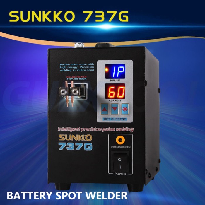 SUNKKO 737G Battery Spot Welder Digital Display Spot Welding Machine For 18650 Lithium Battery Weld