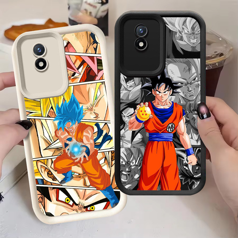 G-42 Dragon Ball Casing สําหรับ VIVO V30 Y02 Y02a V30E Y02t Pro 5G สีดําและสีขาว