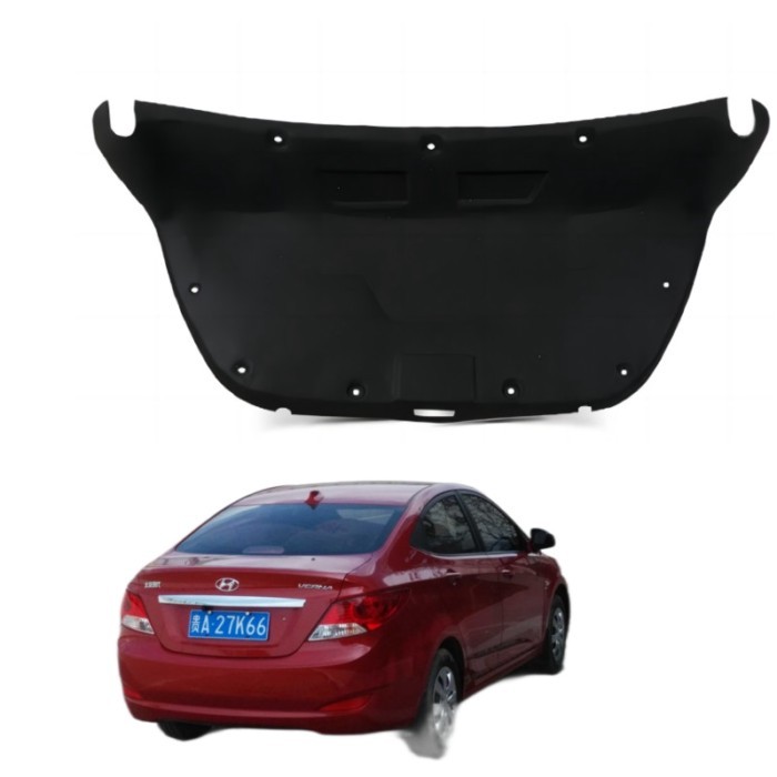 Car trunk sound insulation cotton Inner liner of rear trunk headlinling roof  for Hyundai Verna 201