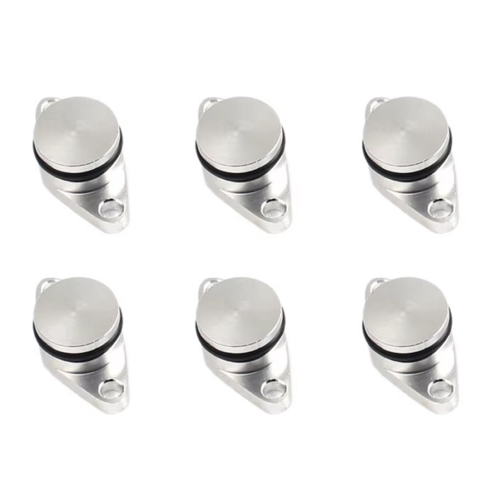 6 X 22 Mm Swirl Flap Flaps Delete Removal Blanks Plugs for Bmw M57 M57N M57Tu Silver