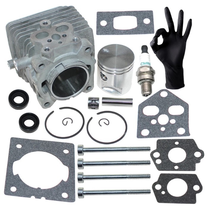 Cylinder Piston Kit Gaskets For Stihl  BG86 BG86C BR200 SH86 SH86C SR200 BG56 BG56C SH56 SH56C Blow
