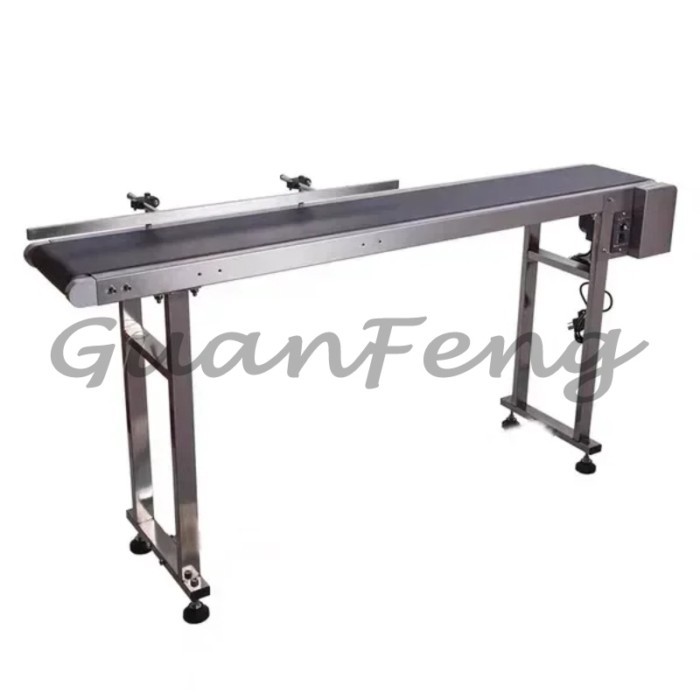 New Inkjet Printer Small Line Adjustable Speed Stainless Steel Conveyor For The Delivery Of Product