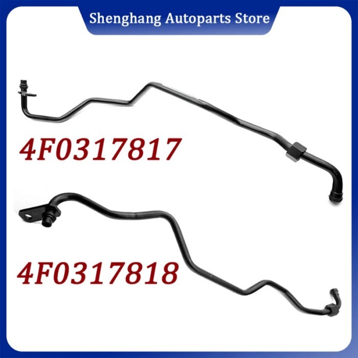 4F0317817 4F0317818 Automatic Transmission Oil Cooling Oil Pressure Line 4F0 317 817 For Audi A6 C6