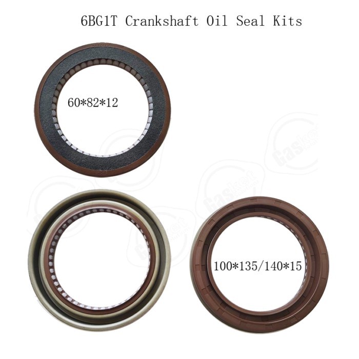 4BG1  6BB1 4BG1T 6BD1 4BB1 D500 6BG1 6BD1T 6BF1 6BG1T Crankshaft Front & Rear Oil Seal  Kits For is
