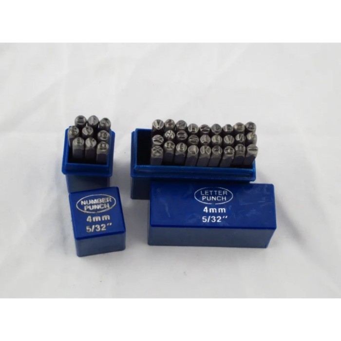 Free shipping 4mm metal stamping tools punch jewelry and lether tools