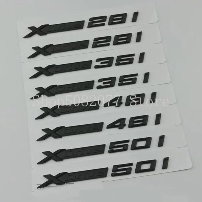 XDrive 20i 25i 28i 30i 35i 40i 50i 20d 30d 35d 40d 50d X1 X2 X3 X4 X5 X6 X7 Car Fender Emblem Badge