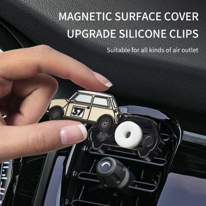 Car Mounted Aromatherapy Air Outlet Decoration For MINI No. 37 Retro Car Air Conditioner Air Outlet