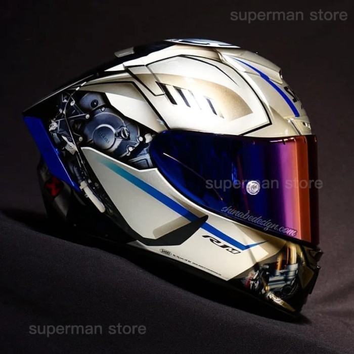SHOEI Full Face Motorcycle helmet X-14 X-Spirit III YZF-R1M  helmet Riding Motocross Racing Motobik