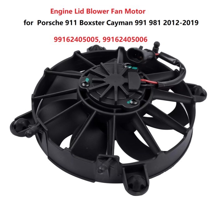 Car Radiator Fan Blower Motor 99162405005 991 624 050 06 for Porsche 911 Carrera Boxster Cayman 991
