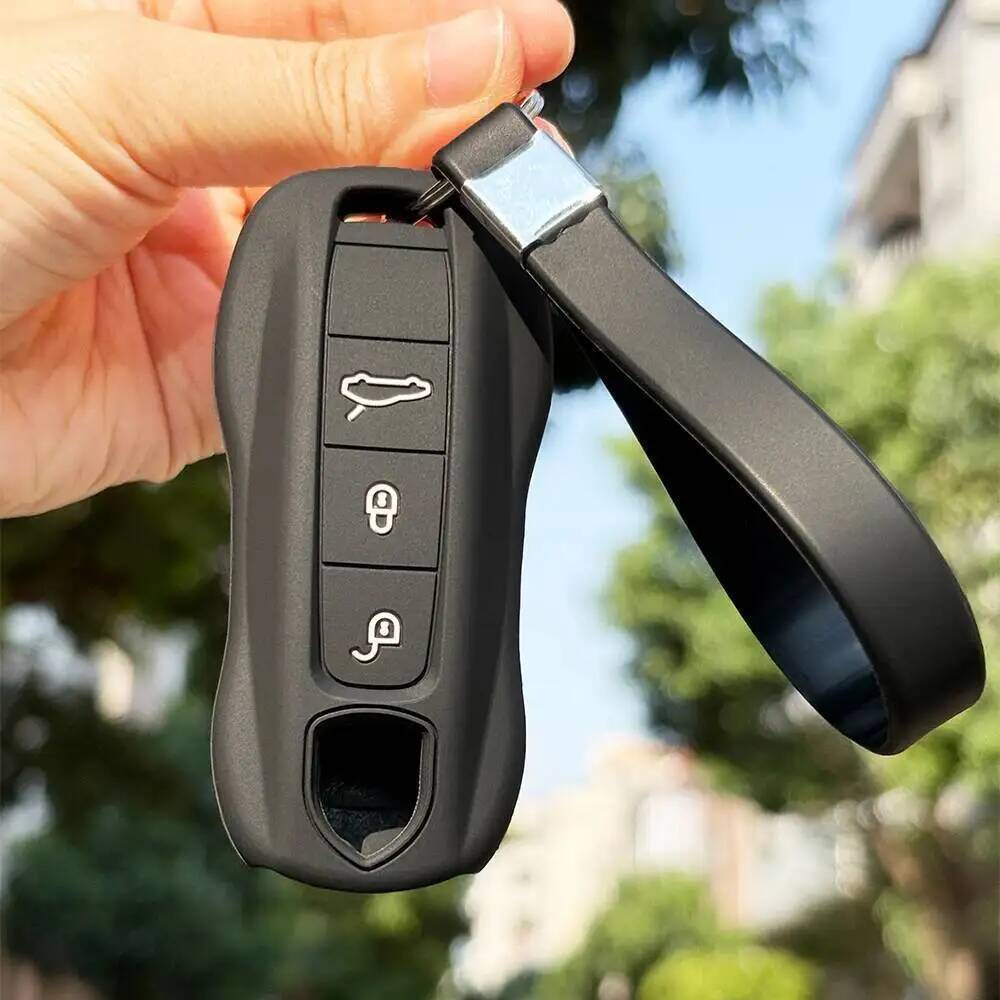 พวงกุญแจสําหรับ Porsche Macan Cayman Spyder 718 Boxster 718 Panamera Spyder Carrera Key Case Fob ครอ