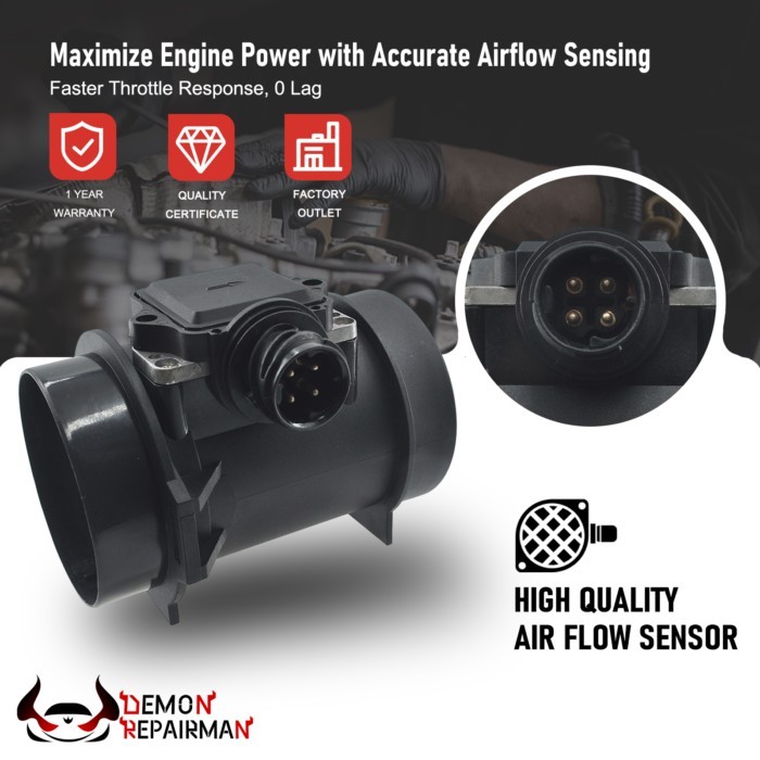 5WK9 600 600Z 617 5WK9600 13 62 1 703 275 650 New AIR FLOW METER MAF SENSOR FOR BMW E36 E38 E39 Z3