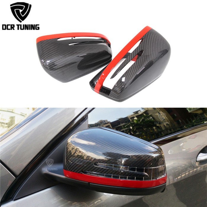 For Mercedes Carbon Mirror W204 W207 W212 W176 W218 W221 Carbon caps for Mercedes A C CLS E CLA Cla