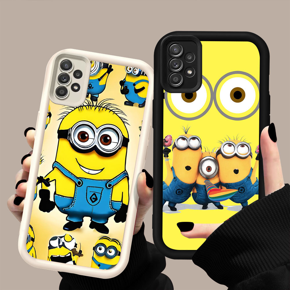 HW-6 ปลอกซิลิโคนกันกระแทก Charming Minions สําหรับ Realme C85 Pro