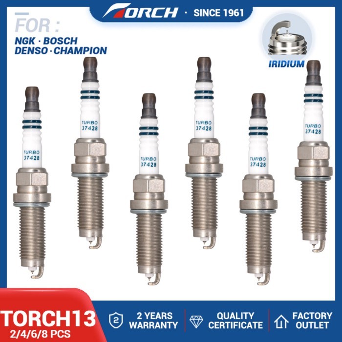 Iridium Platinum Spark Candles TORCH13(LD8RBIP) Compatible with ILZKAR8G8/ILZKAR8H8S/ILZKAR8J8SY/IL