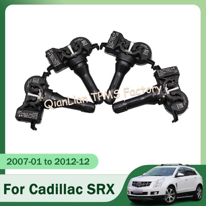 4pcs 13589256 Tyre Pressure Sensor For Cadillac SRX CTS XTS 433MHz TPMS Tire Pressure Monitor Syste