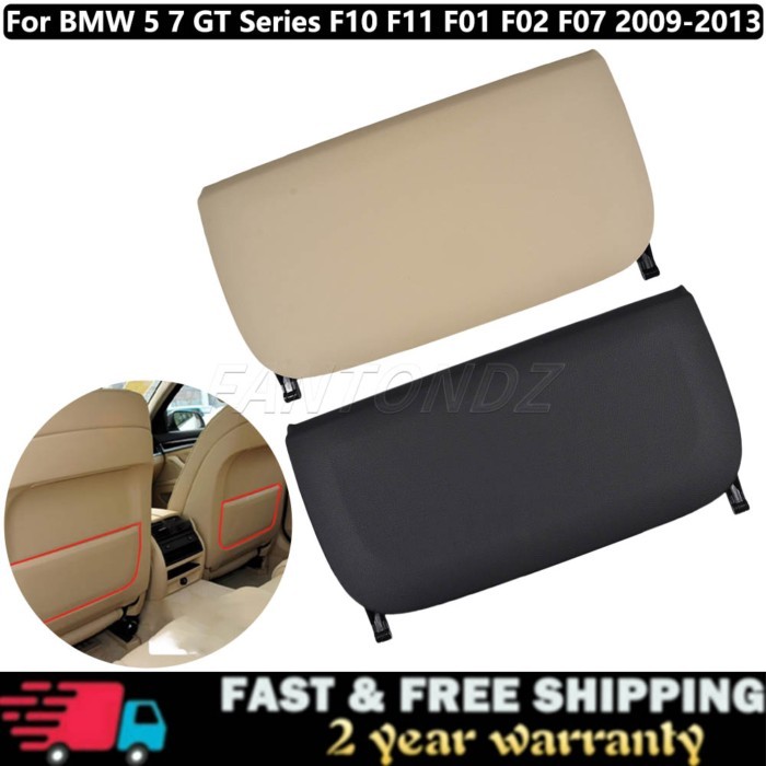 Car Seat Backrest Leather Pocket Cover For BMW 5 7 GT Series F10 F11 F01 F02 F07 2009 2010 2011-201