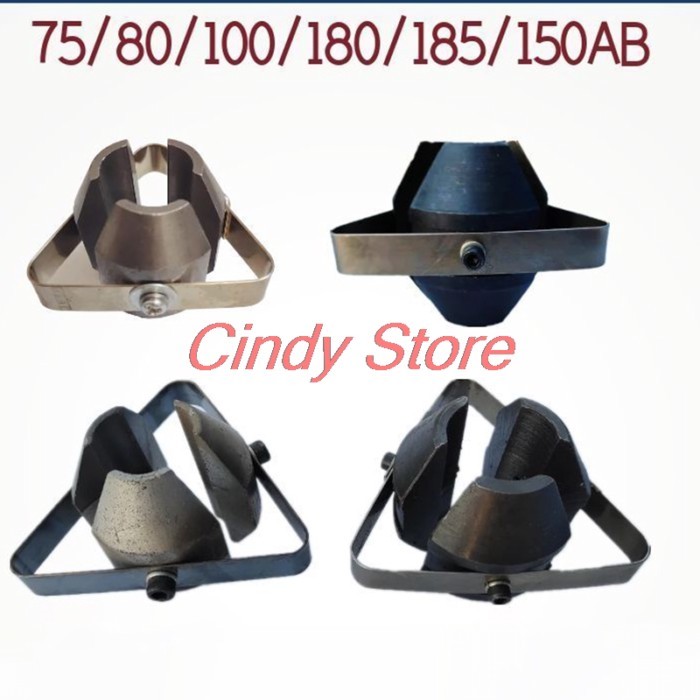 1PCS Pipe Dredging Machine Tool Clamping Block Lock Core Triangle Clutch Connectot for 75/80/100 Mo