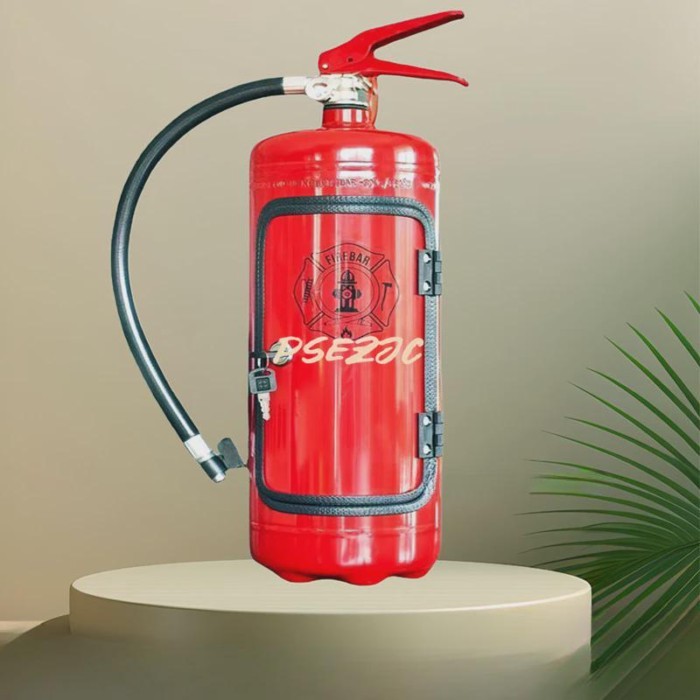 Mini Fire Extinguisher Storage Wine Storage Fire Extinguisher Wine Box Desktop Firefighter Decorati