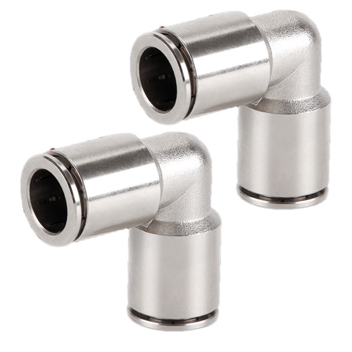 10pcs PV4,PV6,PV8,PV10,PV12,PV14,PV16,304 Stainless Steel Union Elbow One-Touch Quick Air Connector