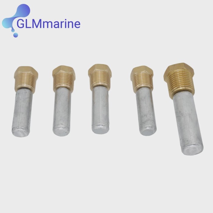 119773-92600 Ant-Corrosive Zinc Anode Kit for Yanmar 4LHA 6LP A 6LY Series Engines Oil Cooler Marin