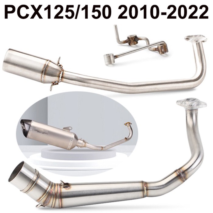 Slip On For Honda PCX 125 PCX 150 PCX125 PCX150 2010-2022 Motorcycle Exhaust Modified Front Connect