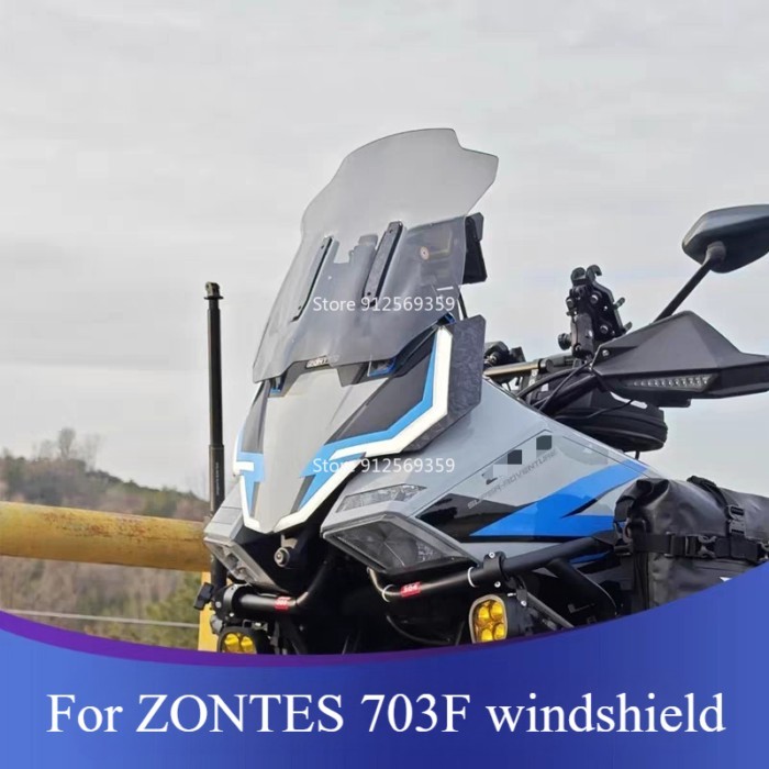 For ZONTES 703F 703 F 703-F Motorcycle modified windshield front windscreen chest protector windpro