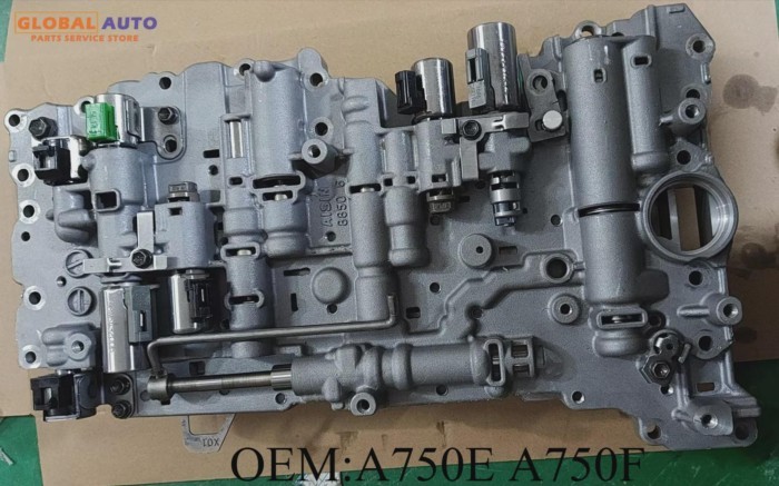 A750F A750E Transmission Valve Body with 7 Solenoids  for Toyota Lexus FJ Cruiser