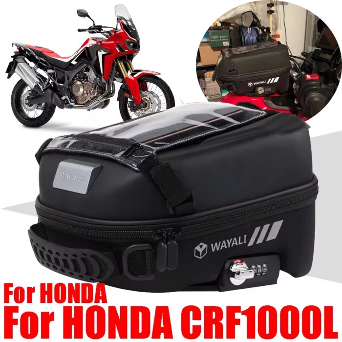 For HONDA CRF1000L Africa Twin CRF1000 CRF 1000 L 1000L Accessories Tank Bag Luggage Tanklock Backp