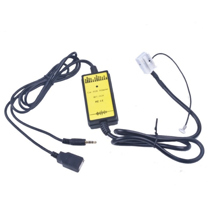 Car CD Adapter MP3 Audio Interface AUX USB SD 12P Connect CD Changer for VW Rabbit transporter t5 T
