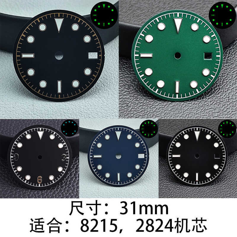 8215 Dial 31mm Biwan สไตล์ Luminous Dial เหมาะสําหรับ 8215/2824 ดัชนีการเคลื่อนไหว