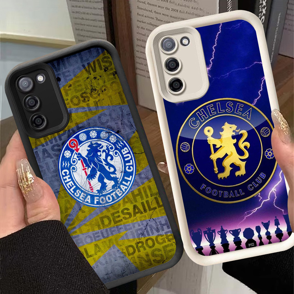 G-49 CFC ฟุตบอล fc สําหรับ Samsung A02S F02S A03S M02 M02S A03 Core A02 สีดําและสีขาว