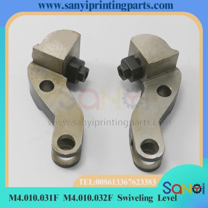 1 Pair M4.010.031F M4.010.032F Swiveling Level For Heidelberg SM74 PM74 Printing Machine