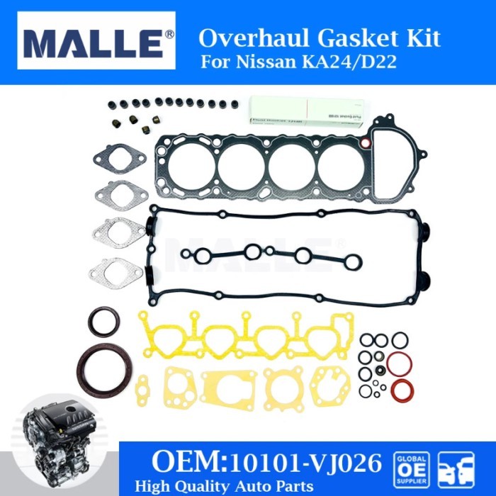 Engine Overhaul Gasket Kit For Nissan KA24 D22 240 SX Altima D22 Palatin Frontier KA24DE Car Access