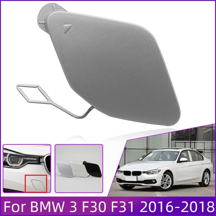 Car Front Bumper Towing Eye Hook Cover For BMW 320 325 328 330 330 F30 F31 LCI 2016-2018 Painted Ha