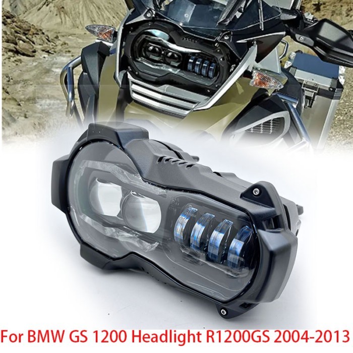 E24 E9 Motorcycle H4 Light 110W LED Front Headlight for BMW 2005 - 2012 R1200GS / 2006 -2013 R1200G