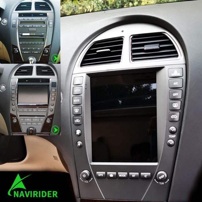 Tesla Style Screen Android 12 Car Radio Stereo For Lexus ES240 ES250 ES300 ES330 ES350 ES 240 350 G