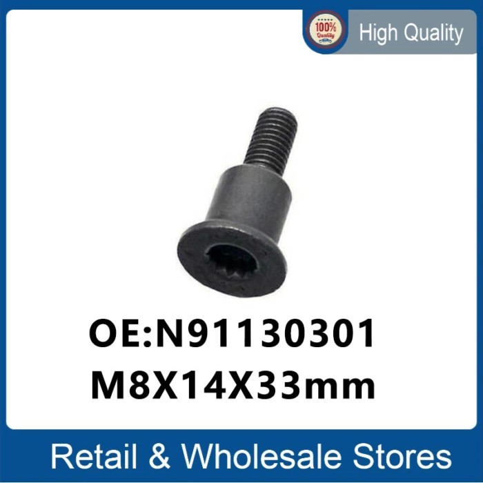 M8X14X33mm Camshaft Timing Chain Torx Head Fitted Screw N91130301 Timing Chain Guide Rail Bolt FOR