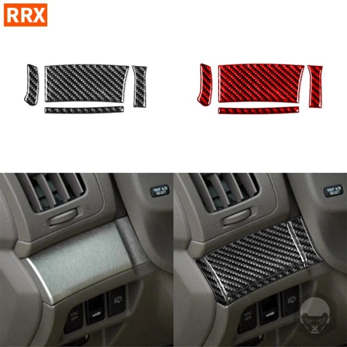 For Infiniti G37 2010-2013 Q60 2014-2015 Real Carbon Fiber Sticker Main driver storage panel Car in