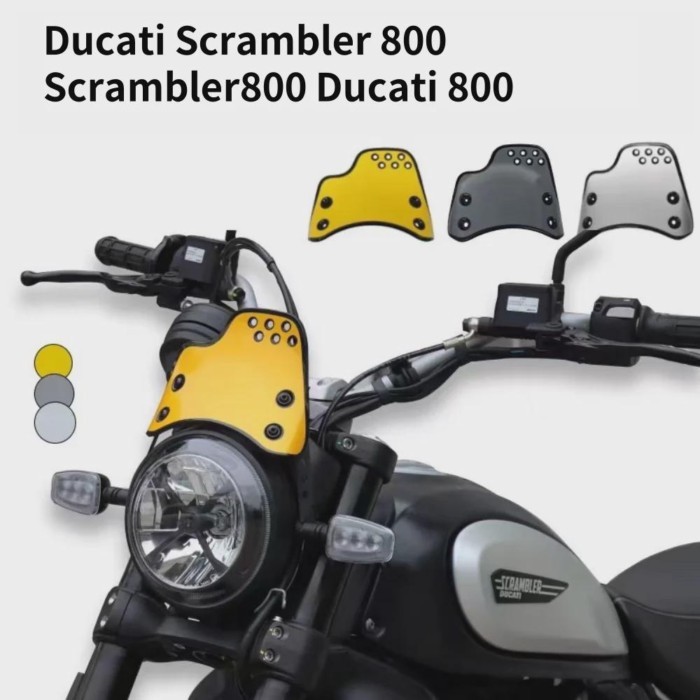 New Ducati Scrambler 800 Windshield Windscreen Protection Shield for Ducati Scrambler 800 Scrambler
