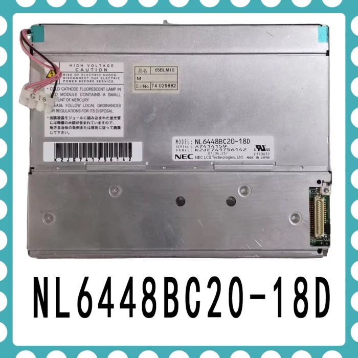 LCD Screen Display Panel For NEC NL6448BC20-18D NL6448BC20-18 NL6448BC20-20 65BLM10 Original 6.5 In