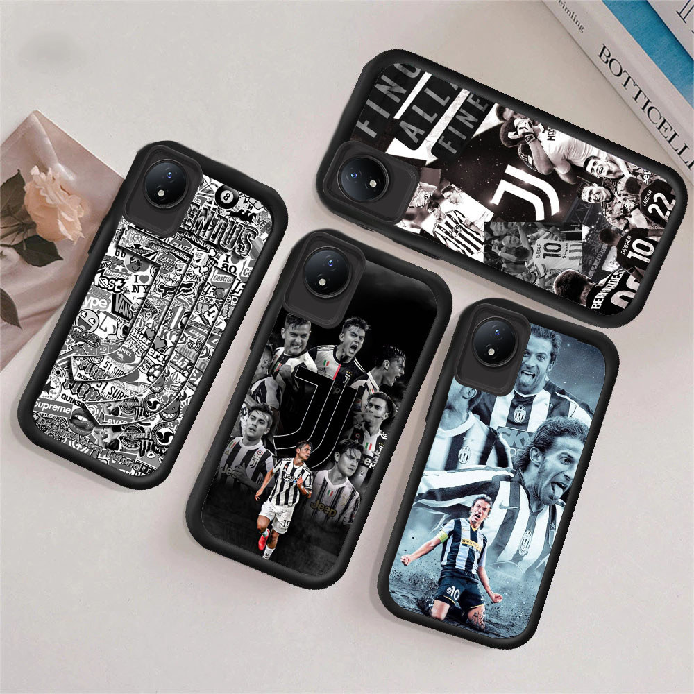 WA23 Juventus สําหรับ Hp ชุบ VIVO Y91 Y81s Y93 Y95 Y75 Y81 Y91C Y53s Y66 Y56 5G วัสดุ TPU